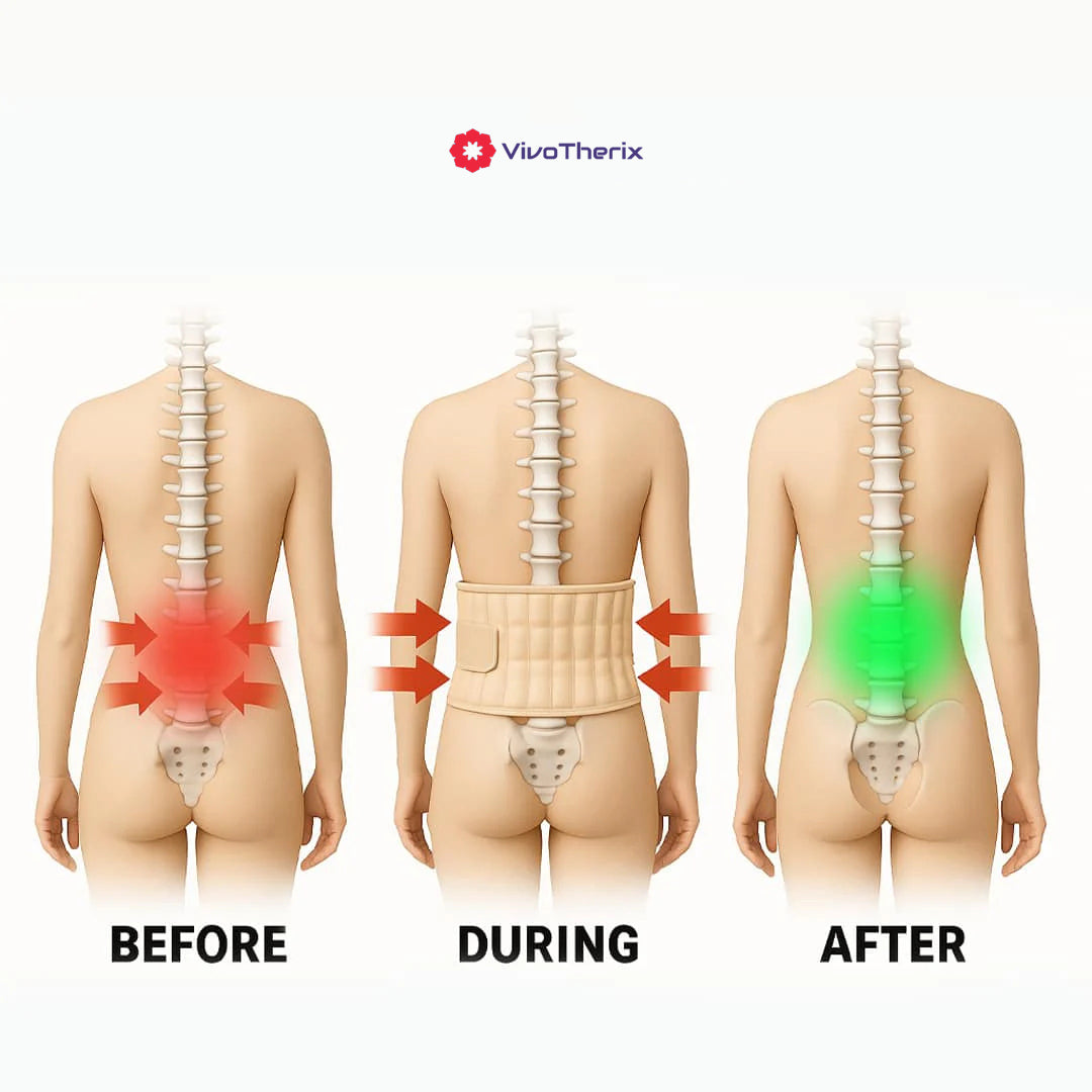 Vivo Therix ™ 360 Belt - 15 Minutes a Day to a Pain-Free Life